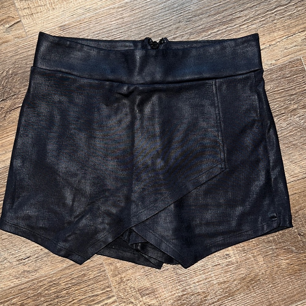 Bebe Leather Skort